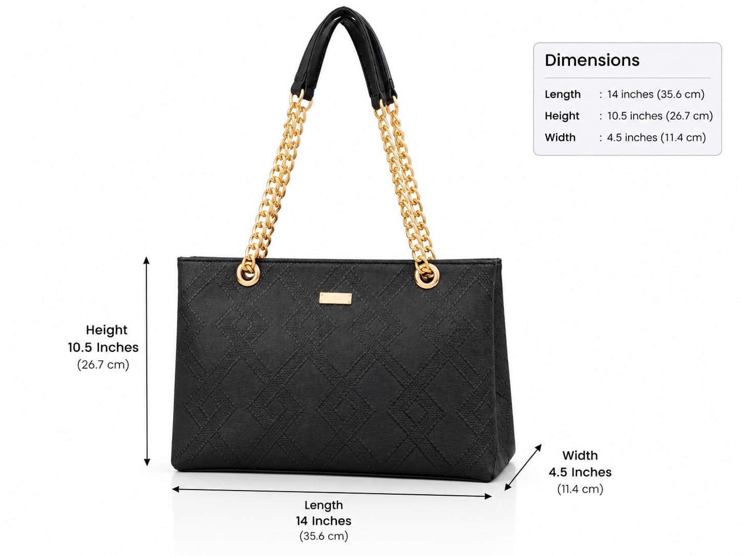 Sienna Chain Bag White - Image 2